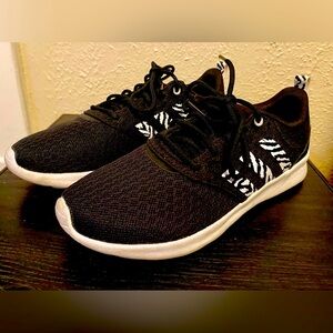 Adidas Black and White Sneakers Size 8.5